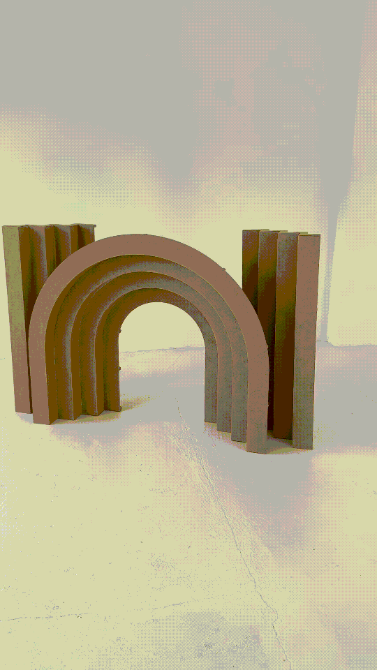 Portal przestrzenny 3D składany