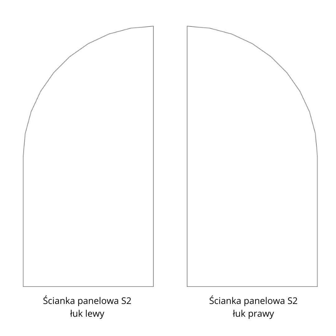 Glatte Dekorwand S2