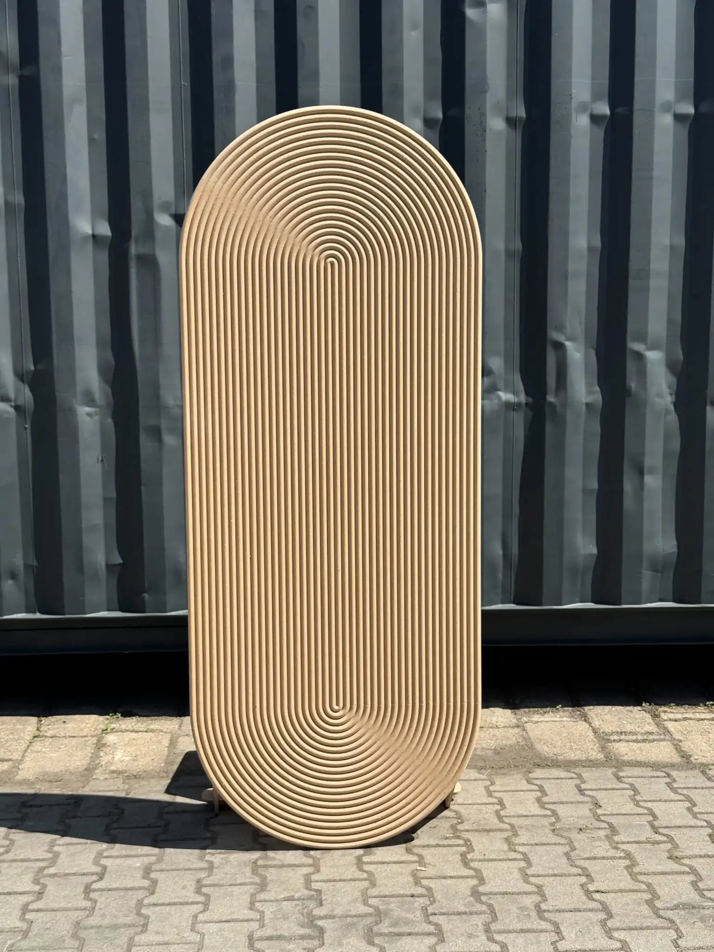 S15 grooved rounded decorative wall