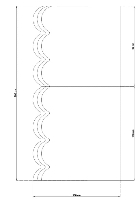 Smooth decorative wall S8