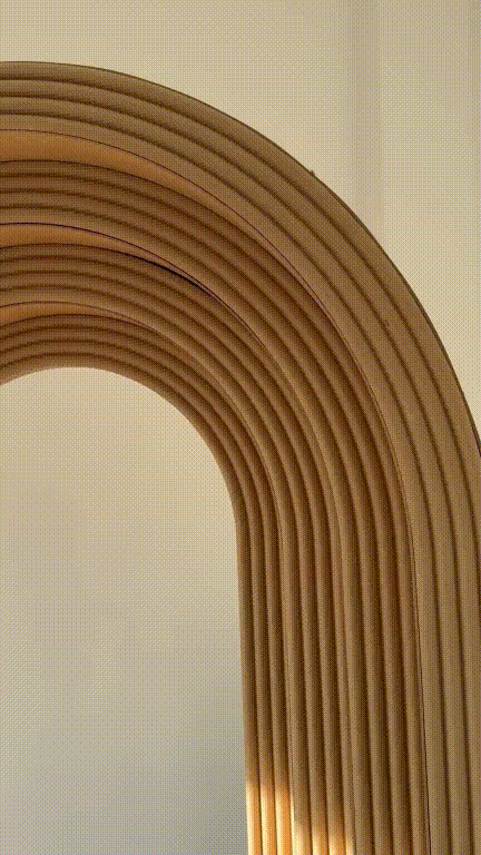 3D-Raumportal, geriffelt, faltbar, 190x110 cm