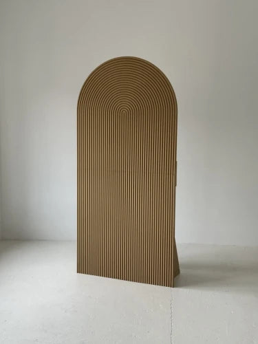S1 Rillendekorwand (Halbkreis)